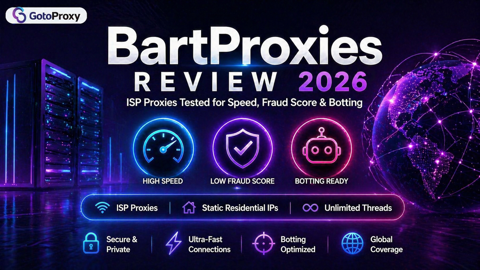 BartProxies Review 2026 — ISP and Residential Proxy Provider