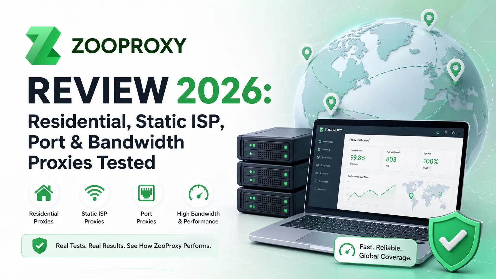 ZooProxy Review 2026: Residential, Static ISP, Port and Bandwidth Proxies Compared