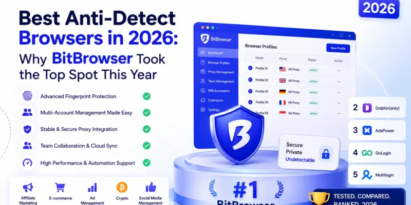 Best Anti-Detect Browsers in 2026: Why BitBrowser Took the Top Spot This Year