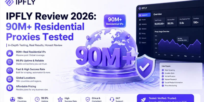 IPFLY Review 2026: 90M+ Residential Proxies Tested