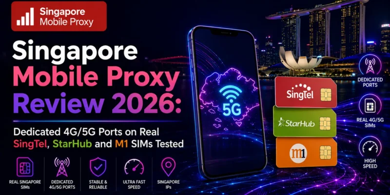 SingaporeMobileProxy Review 2026: Dedicated SG SIMs Tested