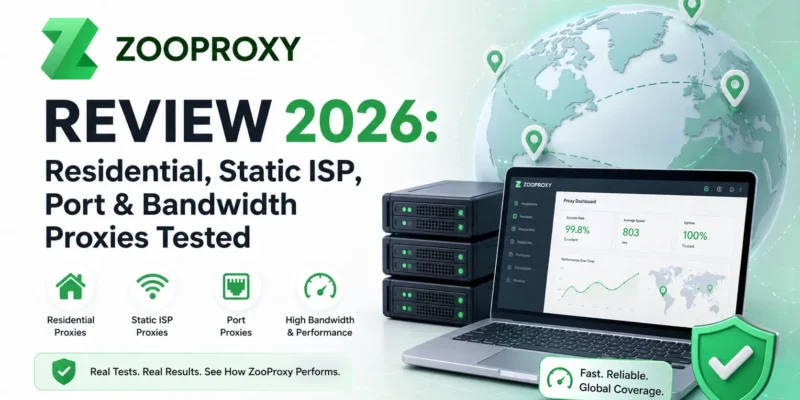 ZooProxy Review 2026: Residential, Static ISP, Port & Bandwidth Proxies Tested